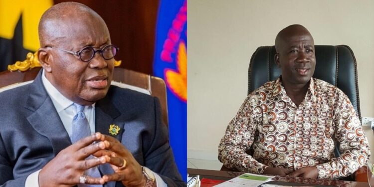 President Akufo-Addo Dismisses DCE Yaw Danso Over Galamsey Allegations; Nominates Kofi Adu Amoateng as Replacement