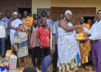 Nsuontem D/A Basic School Receives Generous Donations from Nkↄsoↄhemaa of Nsuontem