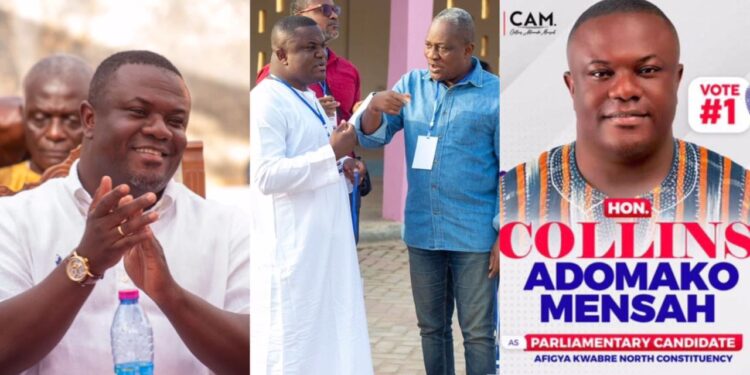 Afigya Kwabre North: Hon. Collins Adomako Mensah Emerges Victorious in NPP Parliamentary Elections