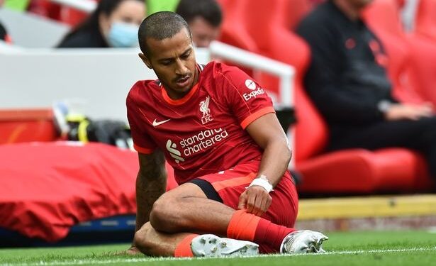 Liverpool Midfielder Thiago Alcântara Suffers Another Injury Setback, Faces Extended Spell on the Sidelines
