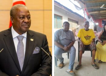 John Mahama Donates 5000 Cedis to KK Kabobo