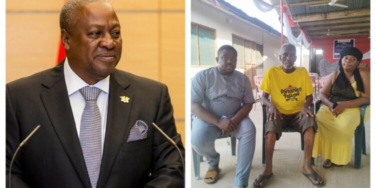 John Mahama Donates 5000 Cedis to KK Kabobo
