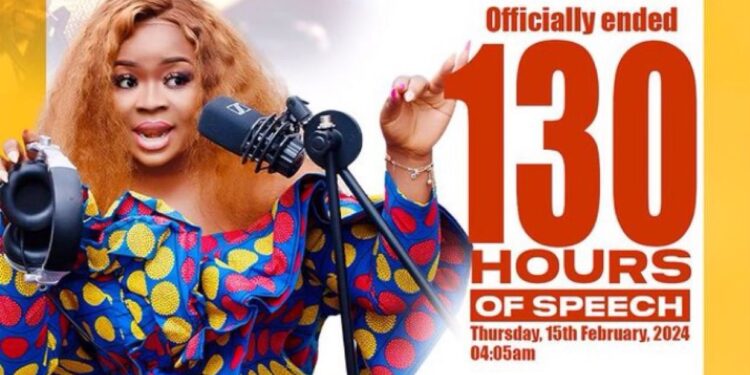 ‘A Rebirth’ – Adu Safowaah Completes Speech-A-Thon After 130 Hours