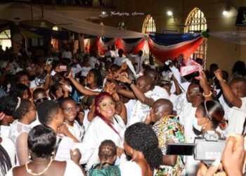 Asante Akyem Central NPP Party Holds A Thanksgiving Service