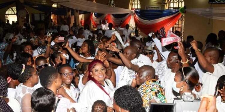 Asante Akyem Central NPP Party Holds A Thanksgiving Service