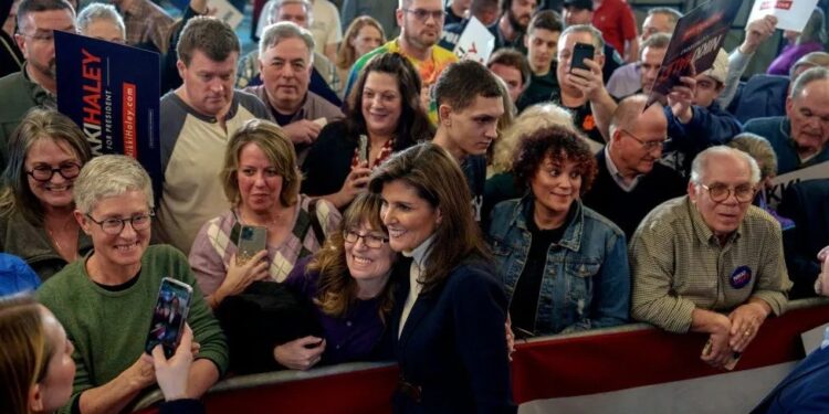“Nikki Haley’s Departure Sets Stage for Tug-of-War Between Trump and Biden for Support of Disenchanted Republicans”