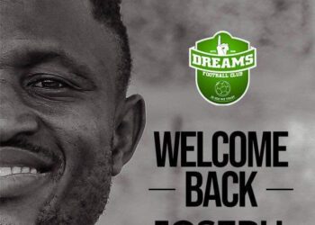 Dreams FC Secures Sensational Return of Striker Joseph Esso for Second Stint