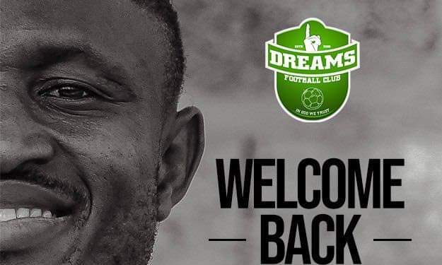 Dreams FC Secures Sensational Return of Striker Joseph Esso for Second Stint