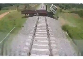 Train crash man jailed six months