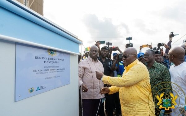 Akufo-Addo commissions Kumasi Thermal Power Plant and Genser Energy Kumasi Pipeline