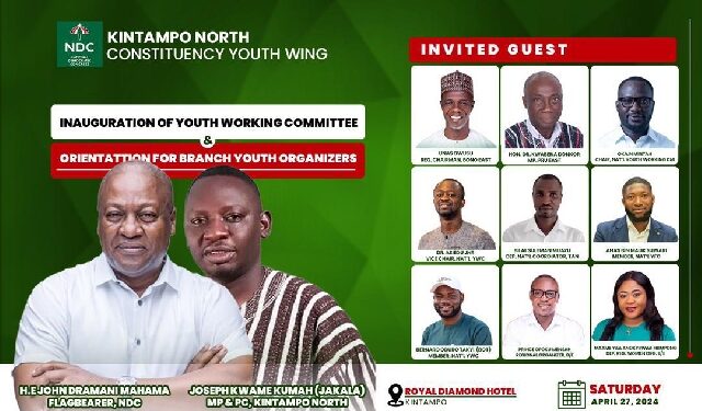 Economist Bernard Oduro Takyi leads campaign to bolster NDC’s electoral prospects in Bono Region