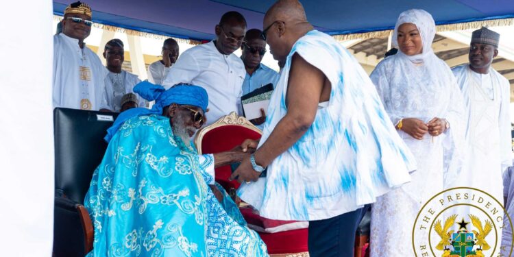 Akufo-Addo marks his last Eid Ul-Fitr celebration as president, touts his works in Zongo communities