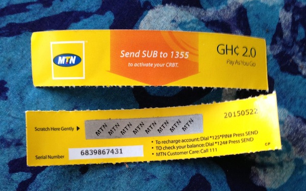 MTN Ghana to phase out scratch cards by June 2024