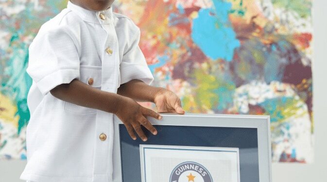Ace-Liam receives certificate from Guinness World Records for Youngest Male Artist