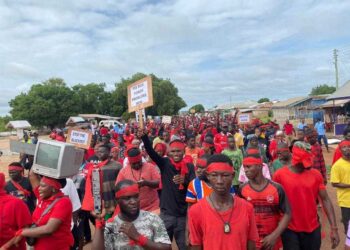 La youth to protest against illegal acquisition of lands today.