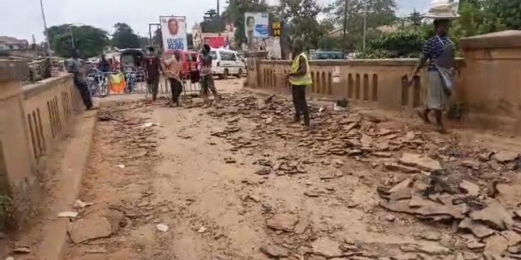 85-year-old bridge poses risk to Denkyembour residents