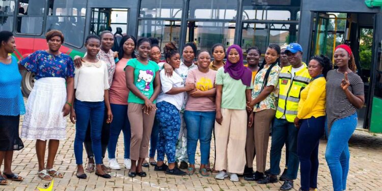 ‘Kayayei’ begin driving lessons under Empowerment Programme.