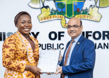 Ghana and India strengthen bilateral relations.