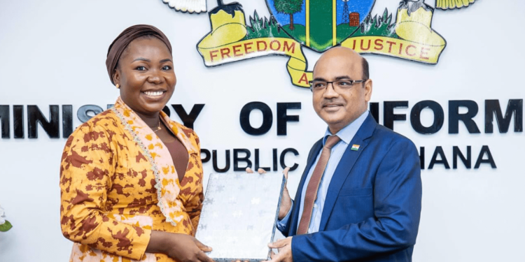 Ghana and India strengthen bilateral relations.