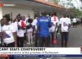 Supporters of NPP throng Parliament amidst leadership tussle