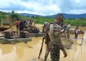 Ghana Armed Forces collaborate with small-scale miners to fight galamsey.