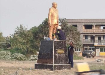 Akufo-Addo’s damaged statue repaired