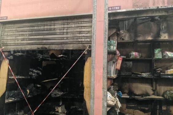 Swift GNFS response saves 23 shops in Kejetia Market fire