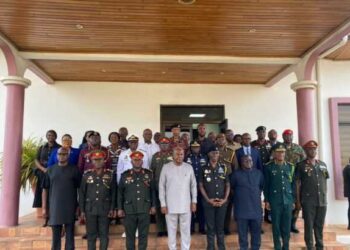 President Mahama meets security chiefs ahead of Bawku and Nalerigu visit, pledges commitment to resolving conflict.