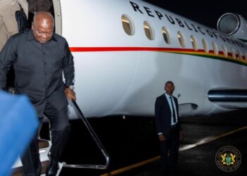 Mahama arrives in Kenya for AU reforms retreat aboard presidential jet