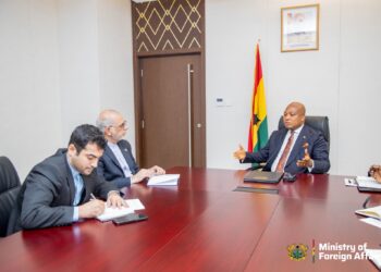 “Ghana’s Foreign Minister holds bilateral talks with Israeli, Iranian envoys to discuss Middle East tensions”