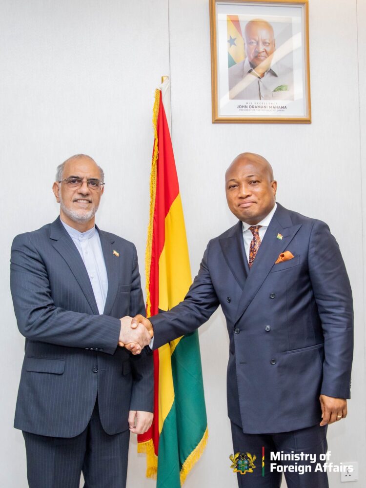 “Ghana’s Foreign Minister holds bilateral talks with Israeli, Iranian envoys to discuss Middle East tensions”