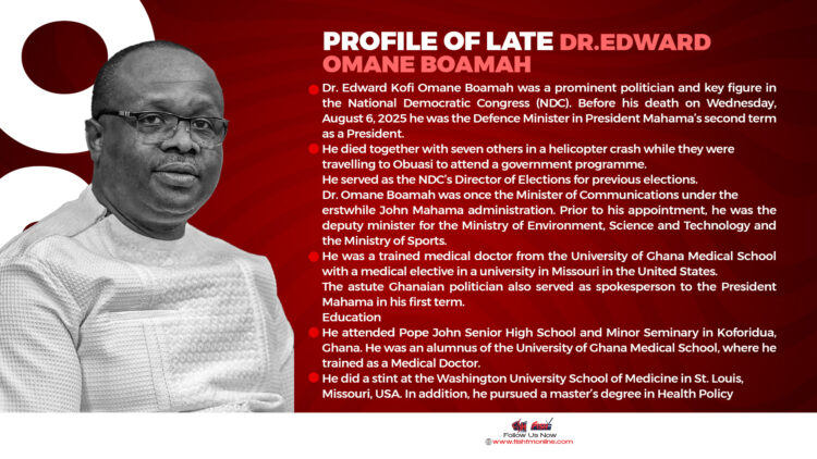 Profile of the late Dr. Edward Omane Boamah