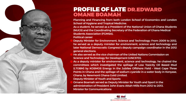 Profile of the late Dr. Edward Omane Boamah