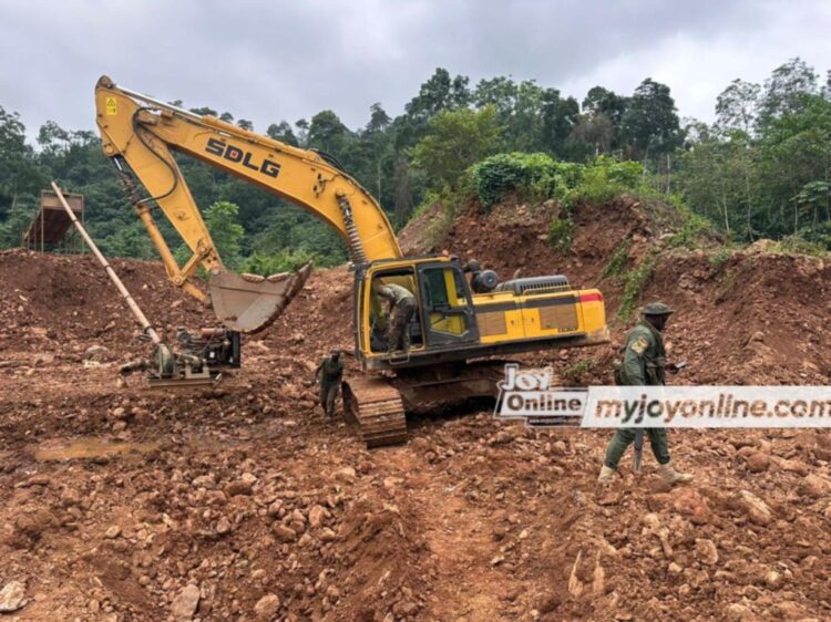 Minti Nkosuohene, four others arrested for illegal mining in Bosomtwe Range Forest Reserve