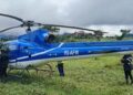 Another Helicopter makes emergency landing in Nkawkaw