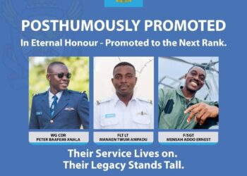 Military officers killed in helicopter crash posthumously promoted