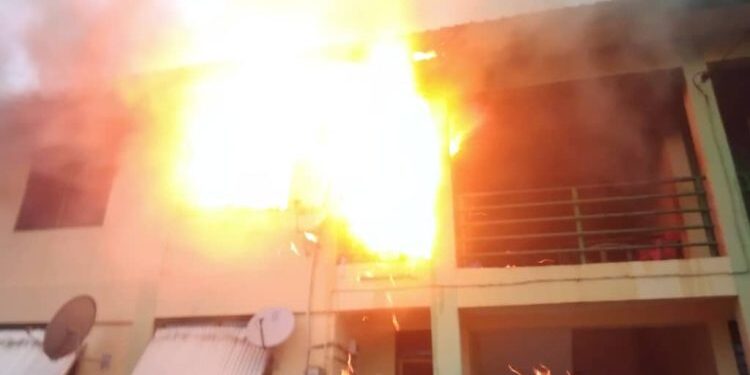 Fire guts boys dormitory at Oyoko Methodist SHS