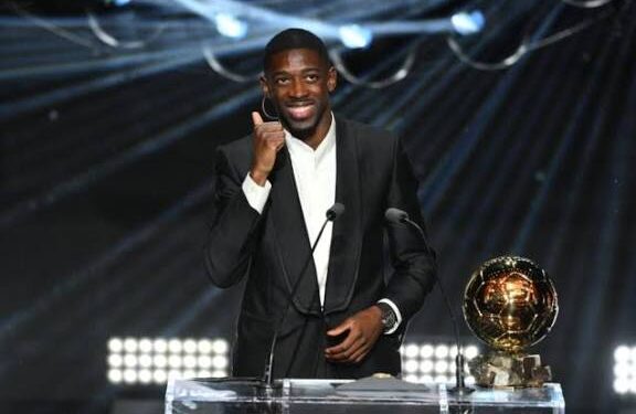 PSG star Dembele wins first Ballon d’Or