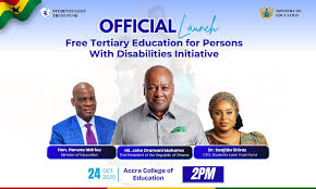 Free tertiary education will end financial struggles of PWDs – GFD
