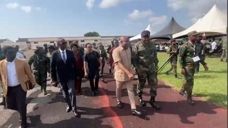 Accra: Parliamentary Defence Committee in assesses GAF recruitment exercise at El-Wak stadium