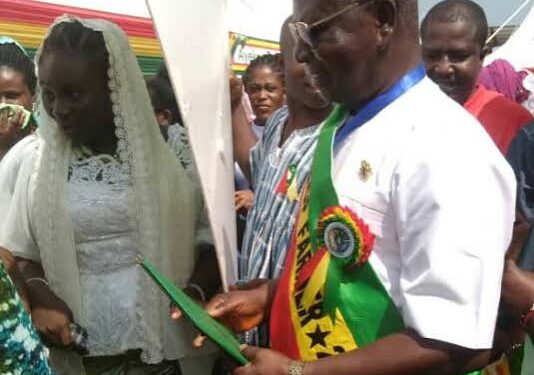 head of the Saviour Church of Ghana  crowned 2025 Overall Best National Farmer