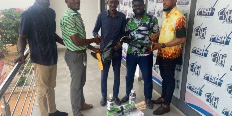 Agriculture Department Donates Farm Inputs to Fish FM