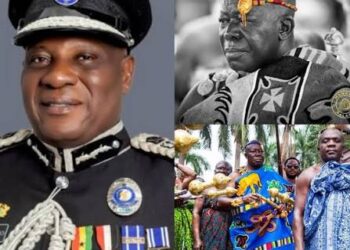 Otumfuo Osei Tutu II pays historic visit to IGP