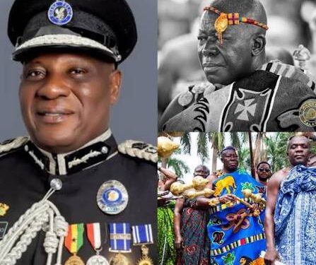 Otumfuo Osei Tutu II pays historic visit to IGP