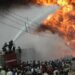 Fire erupts behind VVIP Station at Kwame Nkrumah Circle