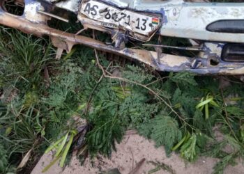 Three lives claimed, vehicle burnt in gory accident at the Offin river, near Offinso
