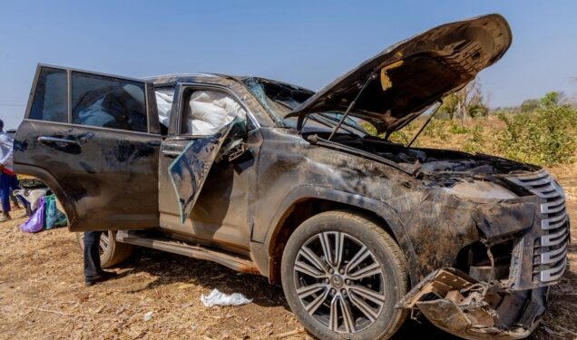 Haruna Iddrisu, Mohammed Sukparu survive road crash on Bolgatanga-Tumu Road