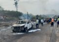GNFS Confirms Six Dead, Seven Injured in Petrol Tanker Fire on Accra-Nsawam Highway