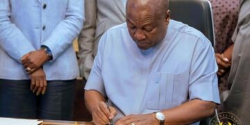 Mahama Signs Five Bills into Law, Covering Security, Education, and Finance