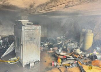 GNFS Saves Five Rooms From Fire at Gbawe Gravel Junction
